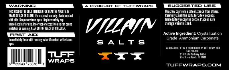 Villain Smelling Salts - Strength 1