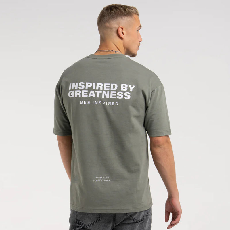 Bee Inspired Simms T-Shirt - Light Khaki