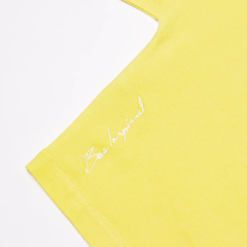 Womens Lifestyle T-Shirt - Light Yellow
