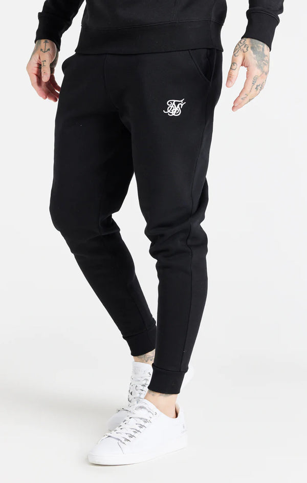 Black Essential Fitted Jogger